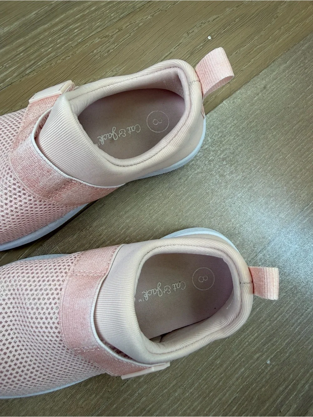 Cat & Jack pink slip-on water shoes toddler size 8